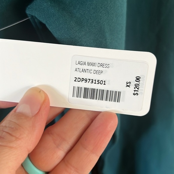 Soft Surroundings New wTag XS Lagia Maxi Atlantic Deep Pullover Dress - Picture 9 of 11